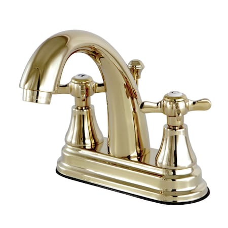 KS7612BEX 4 Centerset Bathroom Faucet, Polished Brass